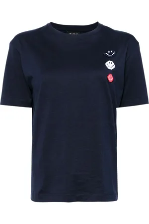 JOSHUA SANDERS Slogan-print cotton T-shirt