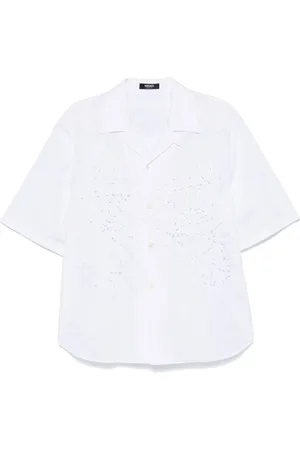 VERSACE Sangallo embroidered shirt