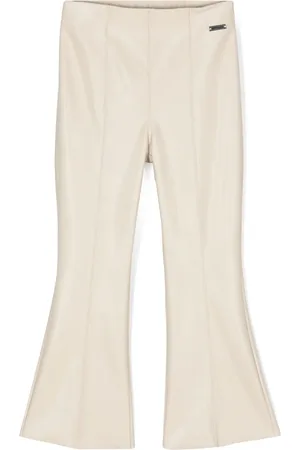 MONNALISA Elasticated-waist flared trousers