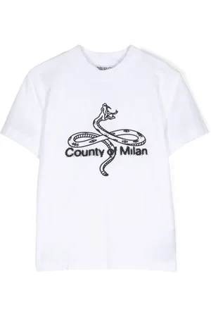 MARCELO BURLON Graphic-print cotton T-shirt