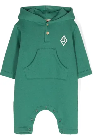 The Animals Observatory Rat logo-print hooded jumpsuit