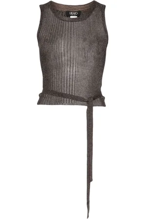 Liu Jo Lurex-detail top
