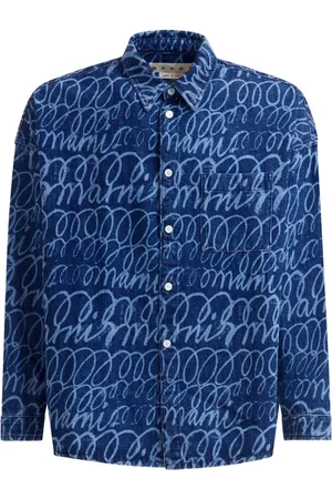 Marni Bleached-effect denim shirt