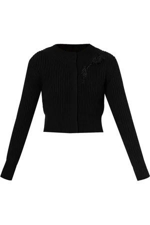 Erdem Embellished knitted cardigan
