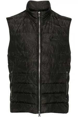 Etro Paisley-print padded waistcoat