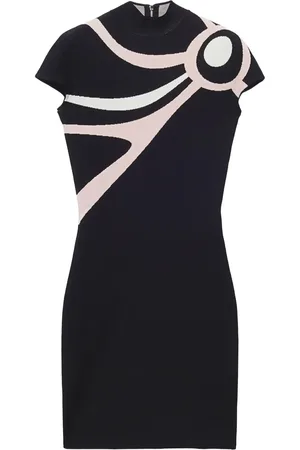 Puccini Marmo-jacquard mini dress