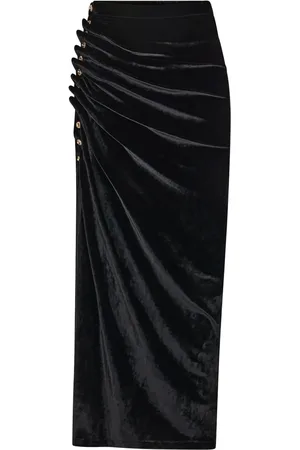 Paco rabanne Velvet maxi skirt