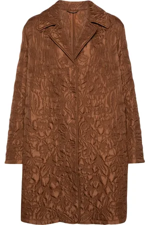 ERMANNO SCERVINO Floral-pattern quilted coat