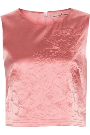ERMANNO SCERVINO Floral-embroidered top