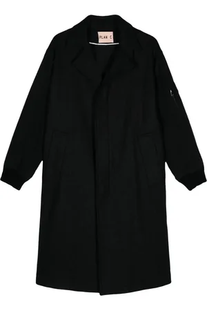 Plan C Panelled-design wool coat
