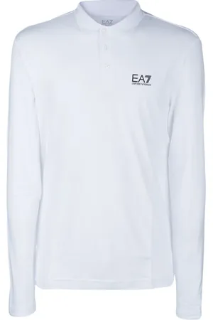 EA7 Logo-print polo shirt