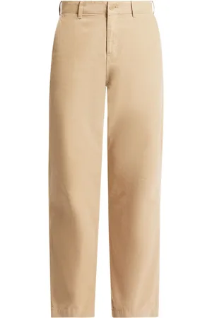 Lacoste Straight-leg canvas trousers