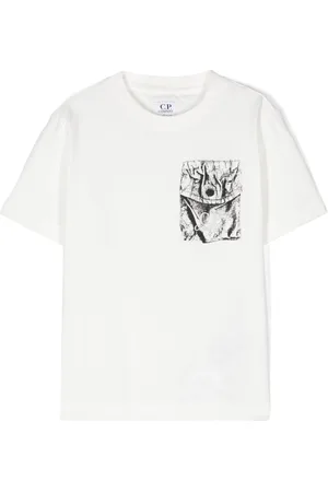 C.P. Company Logo-embroidered T-shirt