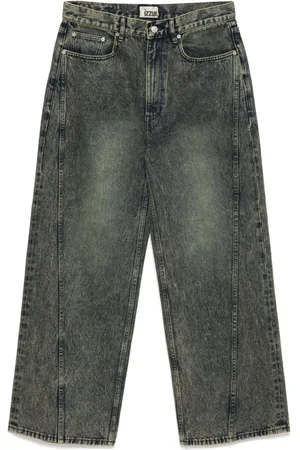 Izzue Panelled wide-leg jeans