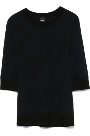 HUGO BOSS Jacquard-pattern top