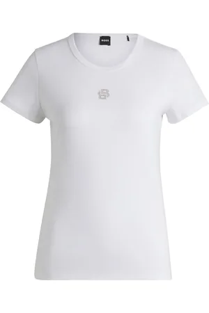 HUGO BOSS Sequinned monogram t-shirt
