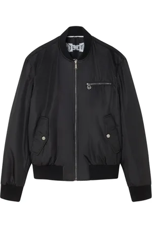 VERSACE Chain link-print bomber jacket