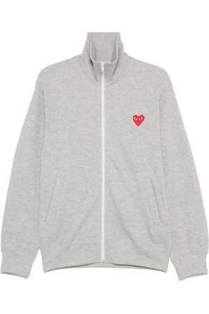 Comme des Garçons Heart-patch sweatshirt