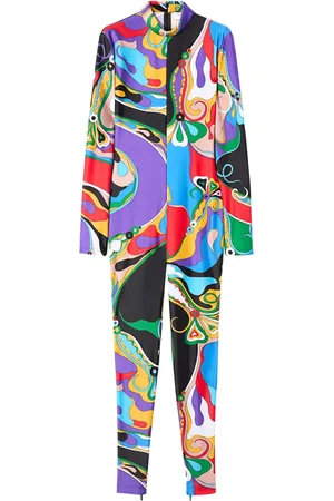 Puccini Padded mock neck jumpsuit