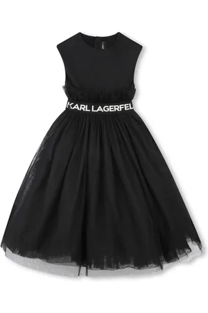 Karl Lagerfeld Logo-waistband dress