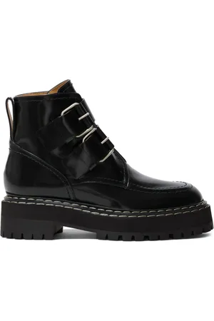 Proenza Schouler Buckled bike boots