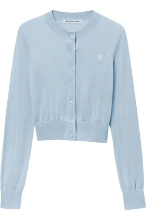 Alexander Wang Cropped crew neck cardigan