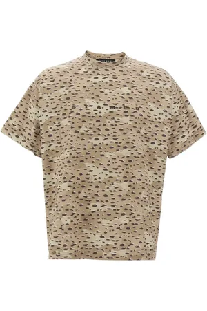 STAMPD Camo leopard-print T-shirt