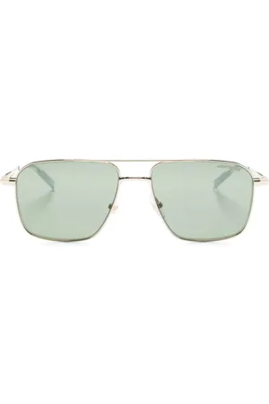 Montblanc Logo-plaque square-frame sunglasses