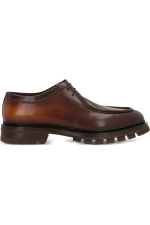 santoni Leather Derby shoes
