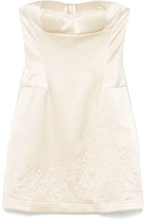 ERMANNO SCERVINO Floral-embroidery mini dress