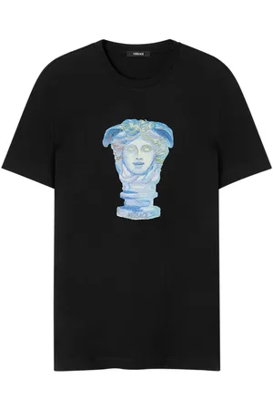 VERSACE Medusa Head-embroidered T-shirt