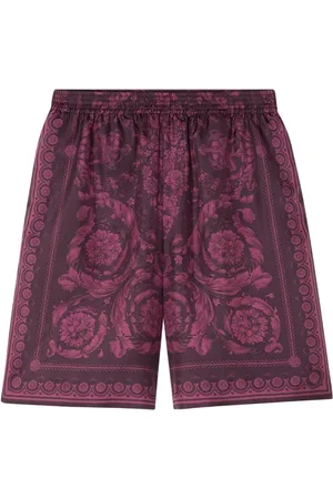 VERSACE Barocco silk shorts