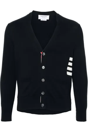 Thom Browne V-neck cotton cardigan