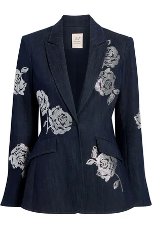 Cinq A Sept Heatset Roses Cheyenne Blazer