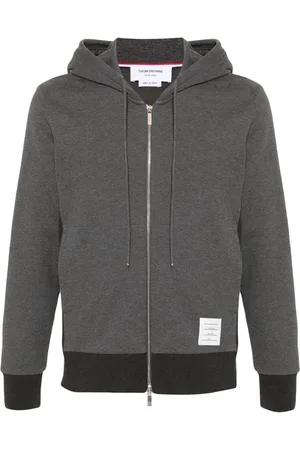 Thom Browne 4-Bar zip-up hoodie
