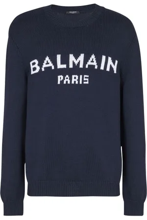 Balmain Intarsia-logo sweater