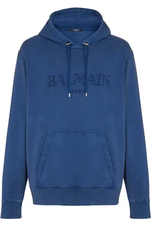 Balmain Embroidered-logo hoodie