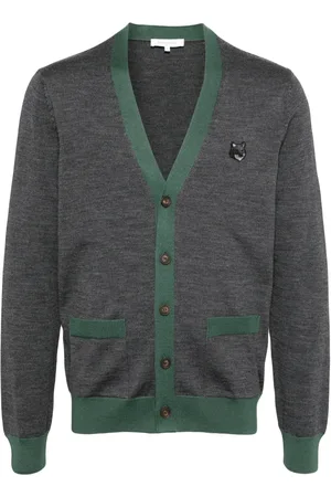 Maison Kitsuné Bold Fox Head Patch cardigan