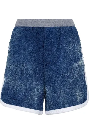Dsquared2 Faded-effect textured shorts