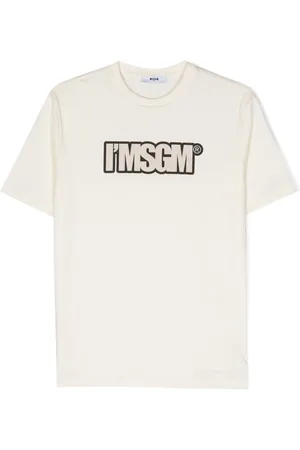 Msgm Logo-print cotton T-shirt