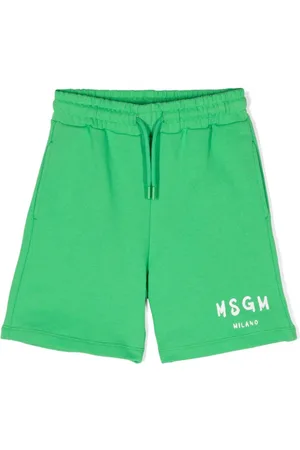 Msgm Logo-print track shorts