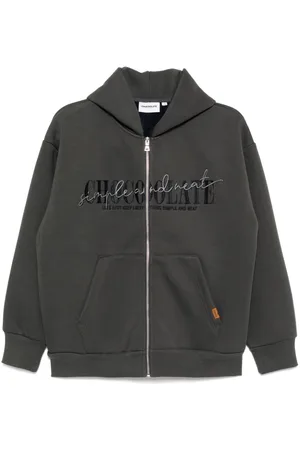 Chocoolate Logo zip-up hoodie