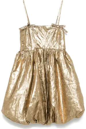 Ganni Pleat-strap mini dress