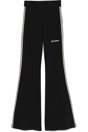 Palm Angels Logo-embroidered trousers