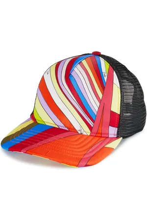 Puccini Iride-print mesh cap