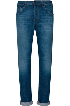 PT Torino Logo-patch tapered jeans
