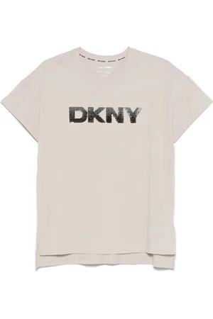 DKNY Sequin-logo T-shirt