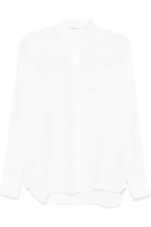 ERMANNO SCERVINO Lace-appliqué shirt
