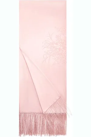 SHANGHAI TANG Jacquard silk scarf