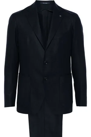 TAGLIATORE Logo-plaque suit